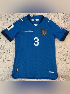 Marathon Authentic WC Qualifiers 2026 Ecuador Piero Hincapie Jersey Men’s Sz: M